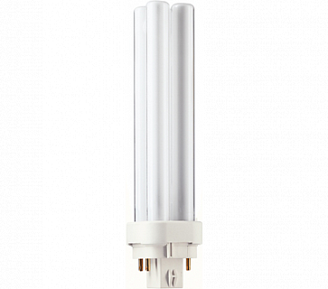 Лампа люминесцентная Philips PL-C 18W/840/4P G24q-2