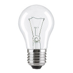 Лампа накаливания GE A50 60W Е27 CL прозрачная