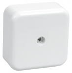 Коробка ИЭК КМ41206-01 распаячная для о/п 50х50х20мм белая (с контактной группой)