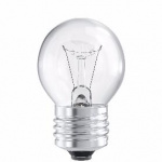Лампа накаливания ДШ 40W Е27 шар прозрачный (200 шт. в кор.)