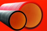 Труба двустенная жесткая DKC  для кабельной канализации д.110мм, SN12, 5,70м, цвет красный