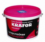 Краска Krafor ВД интер.суперстойкая 3кг (розов)