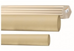 Жесткая гладкая труба TDM ПВХ  сосна d 25 длина 2м (упак.74м)