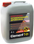 Огнебиозащита Element T-01 Stop Огонь с индикатором цвета10л