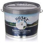 Краска ВД Husky Super Paint Ceiling акрил. моющ. глубоко мат. д/стен и потол.. 10л