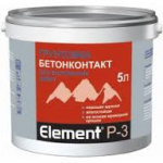 Грунтовка Element P-3 Бетонконтакт адгезионная  5л