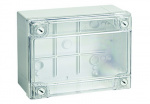 Коробка ответвительная DKC 150х110х70 с гладкими стенками и низкой прозрачной крышкой IP56