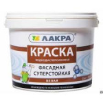 Краска ВД Лакра фасадная белый 6,5кг