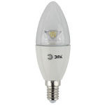 Лампа светодиодная Эра LED smd B35-7W-827-E14-Clear свеча прозрачная