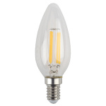 Лампа светодиодная Эра F-LED B35-5W-840-E14 свеча стеклянная