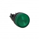 Лампа сигнальная ЭКФ ENS(R)-22 зеленая с подсветкой 220В