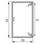 Кабель-канал Legrand 85x50мм METRA (упак.24м)