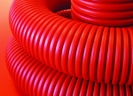 Труба двустенная гибкая DKC 110мм красная (упак.100м)
