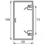 Кабель-канал Legrand 100x50мм METRA (упак.12м)