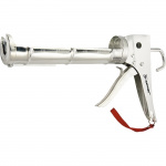 Пистолет MATRIX для герметика, 310мл, "полуоткрытый", хромир., зубчатый шток 7мм