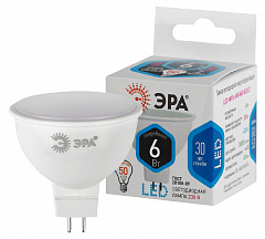 Лампа светодиодная Эра LED smd MR16-6W-840-GU5.3