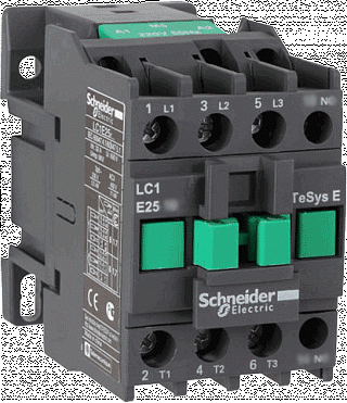 Контактор Schneider Electric E 1НО 25А 400B АС3 220В 50/60Гц