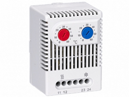 Термостат ЭКФ NO+NC (охлаждение и обогрев) на DIN-рейку 10А 230В IP20 PROxima